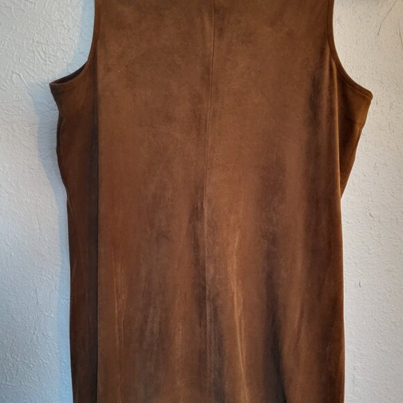Faux Suede Mini Dress - Picture 3 of 5